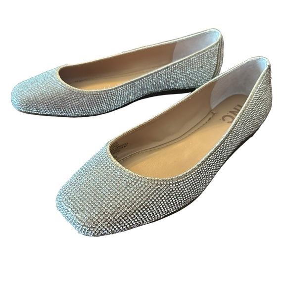 I.N.C. International Concepts Crystal Rhinestone Sparkly Flats Slip On NEW 5.5 - Picture 7 of 10